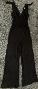 Lascana ღღ Jumpsuit lang Gr. 34 ღღ ärmellos ღღ schwarz ღღ w.NEU - Bild 1 von 4