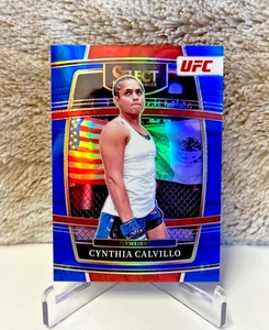 2022 Panini Select UFC - Cynthia Calvillo Blue Prizm Concourse - #70 - Picture 1 of 2