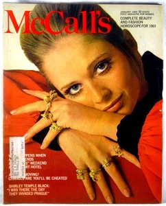 McCALL'S MAGAZINE January 1969 SHIRLEY TEMPLE Beauty & Fashion Horoscope - Imagen 1 de 4