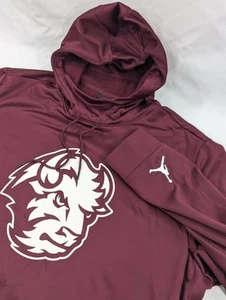 Nike Air Jordan Sweatshirt Hoodie Size 3XL Therma Fit Maroon Buffaloes Pullover  - Picture 1 of 8