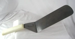 MUNDIAL Edelstahl 3x8 Spatel Wender NSF weiß geformter Griff 5683 - Bild 1 von 7