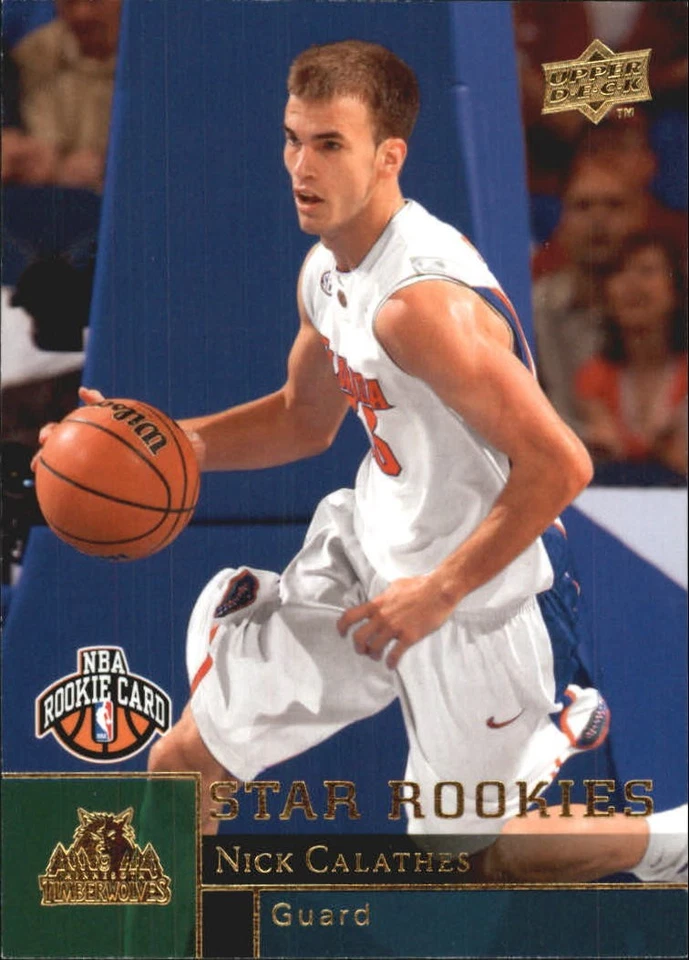 2009-10 Upper Deck Star Rookies Parallel #221 Nick Calathes - BSK - Image 1 of 2
