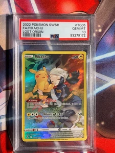 2022 Pokemon Sword & Shield Lost Origin #TG05 FA/Pikachu Lost Origin PSA 10 - Picture 1 of 1