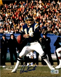 DAN FOUTS SIGNED 8X10 PHOTO BECKETT BAS COA SAN DIEGO CHARGERS 2 - Picture 1 of 1