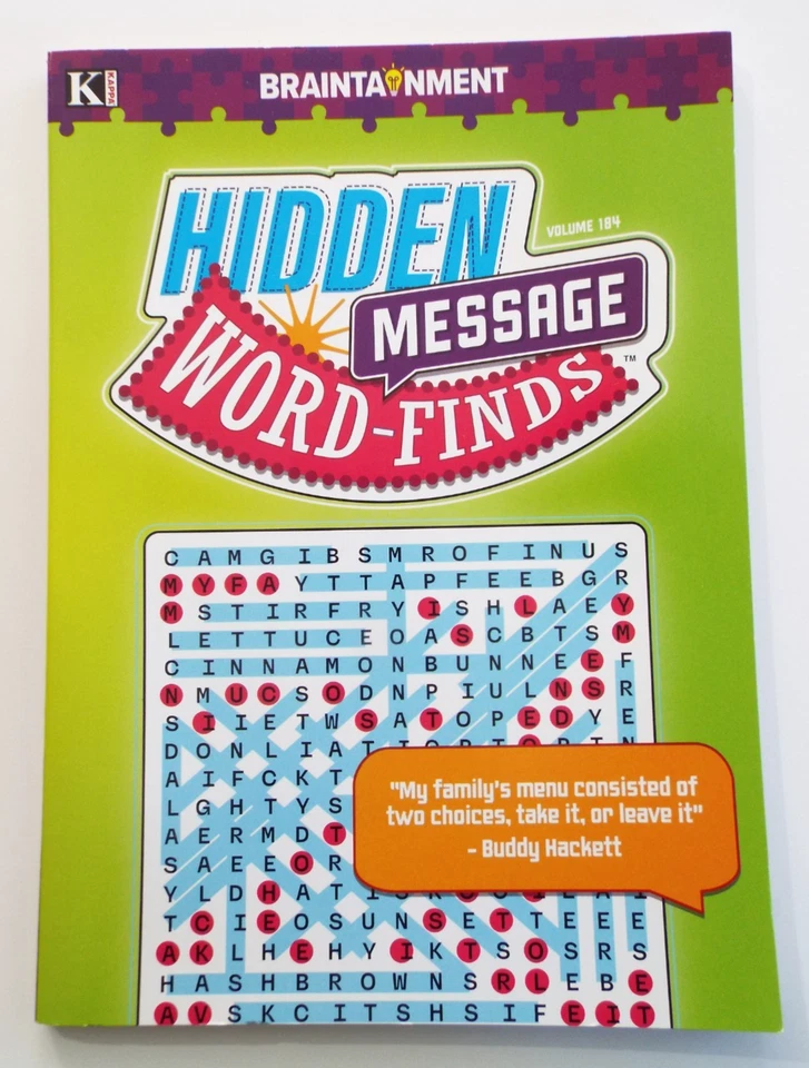 Large Print Hidden Message Word - Finds ... Kappa book