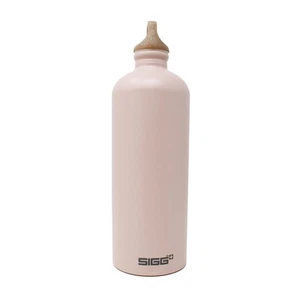 Clearance Aluminium Water Bottle 100% Recycled Material Eco Friendly - Pink 1L - Picture 1 of 2