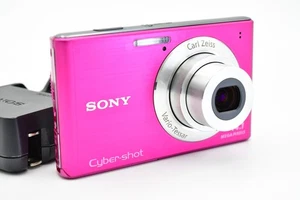⏯️[Excellent+5]  SONY Cyber-shot DSC-W550 Pink Digital Camera  Japanese Only - Picture 1 of 18