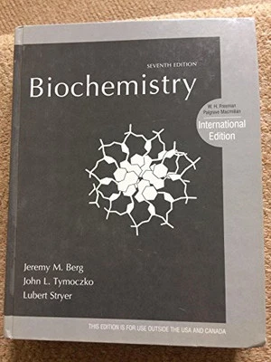 Biochemistry: International Edition by Stryer, Lubert Hardback Book The Cheap - Image 1 of 2