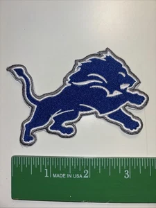 Detroit Löwen Fußball Bügelbild bestickt Patch  - Bild 1 von 1