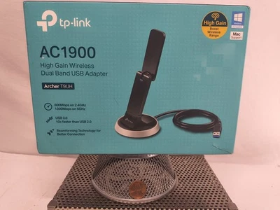 tp-link AC1900 Archer T9UH 2.8 High Gain Wireless USB Adapter used in box - Image 1 of 3