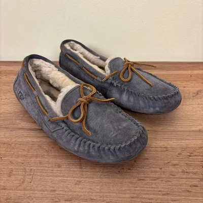 Zapatilla UGG Dakota para mujer talla 7 gris peltre gamuza piel de oveja salón acogedora cálida Foto 1 de 4