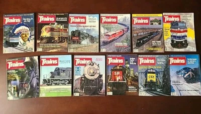 Lot of 12 - 1992 Trains: The Leading Magazine of Railroading - Complete Year - Image 1 of 4