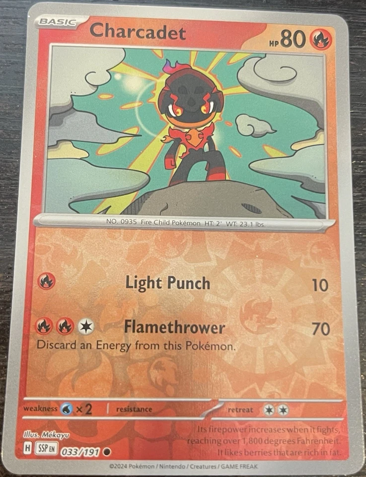Charcadet 033/191 Sv08: Surging Sparks Reverse Holo - Image 1 of 1