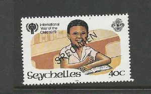 SEYCHELLES 1981 IYC OVPT SPECIMEN SCOTT #' 438 MNH FREE WORLD SHIPPING - Picture 1 of 1