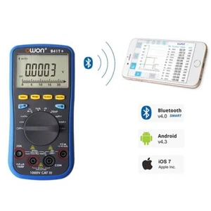 OWON B41T+ 4 1/2 Digital Multimeter With Bluetooth True RMS Backlight Test Meter - Picture 1 of 8