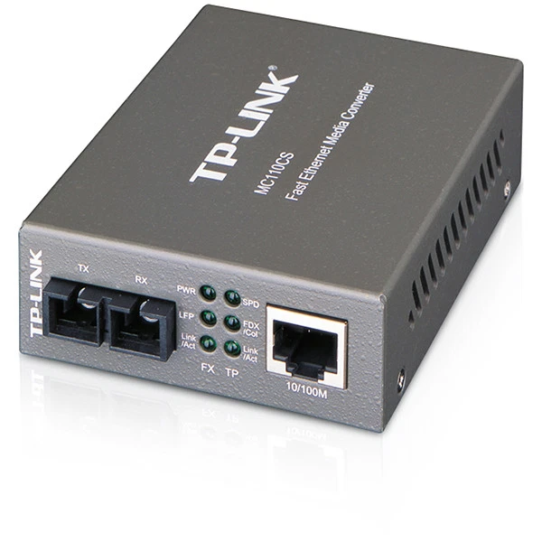 TP-Link 10/100Mbps Single-Mode Media Converter (MC110CS) - Image 1 of 1