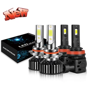 For Toyota Camry 07-2017 4X LED Headlight Globes Bulbs Kit 9005 H11 High Low - Picture 1 of 14