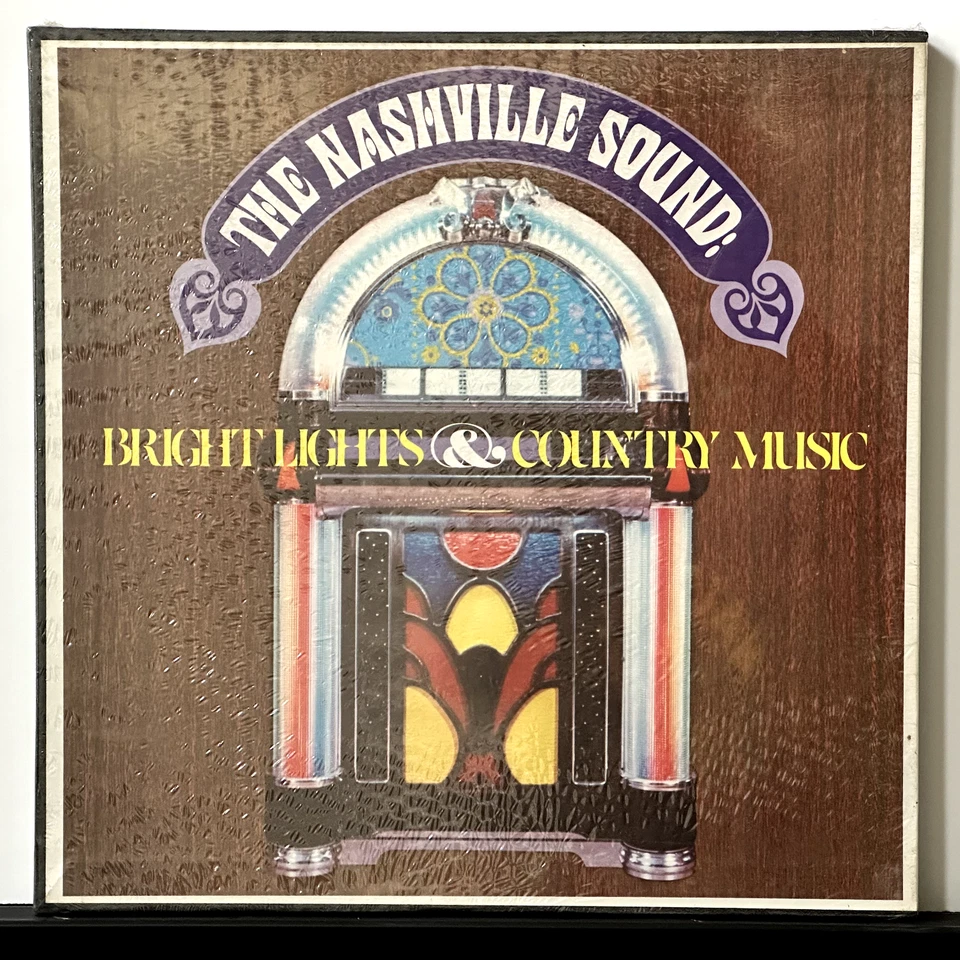 The Nashville Sound Bright Lights & Country Music Vinyl 6 LP Box Set, 1970's, UC - Image 1 of 1