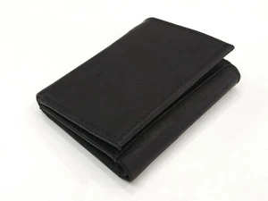 Genuine Leather Trifold Credit Card/ID Security Wallet Handmade in India 02 - Bild 1 von 5