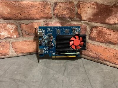 HP AMD Radeon RX550 4GB PCIE Dual Display Port Graphics Card L11343-001 FH - Image 1 of 4