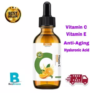Pure 20% Vitamin C Serum for Face - Dark Spot Remover with Hyaluronic Acid & Col - Picture 1 of 24