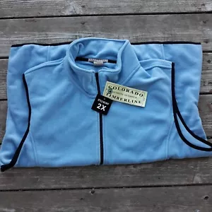 Colorado Timberline Fleece Vest Women's Size 2X Blue - Very Pretty! - BRAND NEW! - Picture 1 of 6