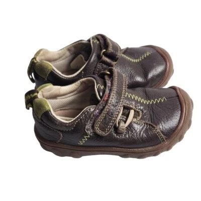 Clark's Baby Primeros Zapatos Talla 5.5 Marrón Zapatos Foto 1 de 4