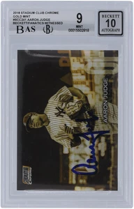 Autographed Aaron Judge Yankees Baseball Slabbed Card - Picture 1 of 3