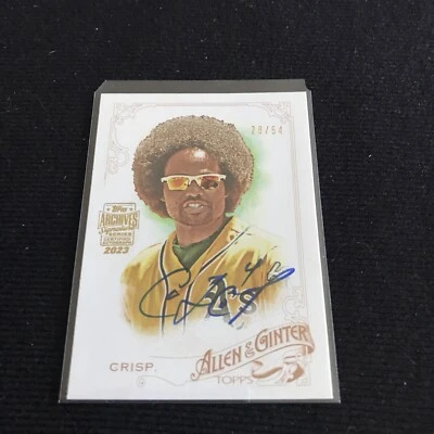 2023 Topps Archives Signature Series Coco Crisp 2015 Allen Ginter Auto #28/54 - Image 1 of 2