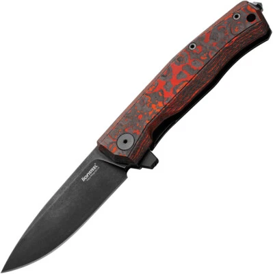 LionSTEEL Myto Framelock Mars Valley CF & Titanium Folding Knife T01MCMV - Image 1 of 2