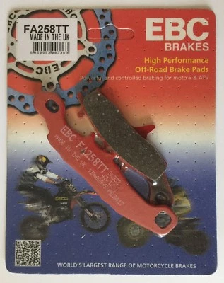 EBC TT FRONT Disc Brake Pads (1 Set) Fits KAWASAKI KX100 (1997 to 2000) - Image 1 of 2