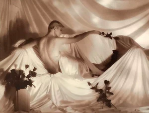 Rob Cook Resting Nude - Picture 1 of 2
