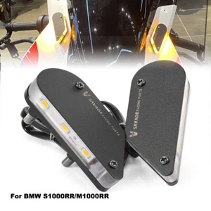 Front LED Turn Signal Lights Indicator Lamps For BMW S1000RR M1000RR 2019-2023 - Picture 1 of 12