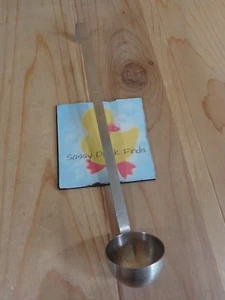 SERVING LADLE 1 oz Stainless Steel 10" Restaurant School Cafeteria Chef Buffet - Picture 1 of 1