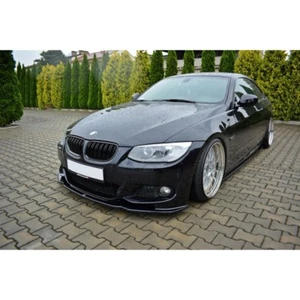 Front Diffuser Diffusor V2 Maxton Design Gloss Black For Bmw 3 E92 M-Sport FL - Picture 1 of 5