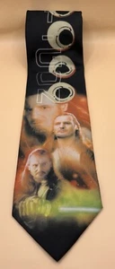 Vintage Y2K Ralph Marlin Star Wars Phantom Menace Qui-Gon Jinn Men's NeckTie Tie - Picture 1 of 4
