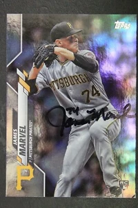 James Marvel Pittsburgh Pirates 2020 Topps #476 Autographed ROOKIE Card - Picture 1 of 4