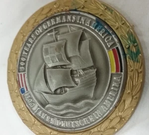 300 Jahre Deutsche in Amerika Gedenkmedaille - Bild 1 von 3