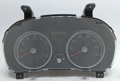 2010-2011 HYUNDAI ACCENT INSTRUMENT CLUSTER SPEEDOMETER TACHOMETER GAUGES - Image 1 of 4