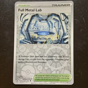 Full Metal Lab 148/162 Reverse Holo Temporal Forces Pokemon TCG - Picture 1 of 3