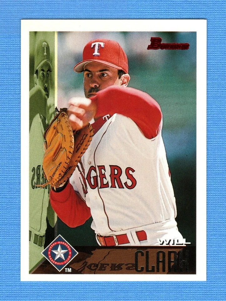 1995 Bowman #403 Will Clark Texas Rangers - Image 1 of 1