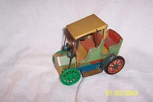 1950's MODERN TOYS M.T. Mde. in Japan Lever Action TIN LITHO Model T Car ~ WORKS - Picture 1 of 3