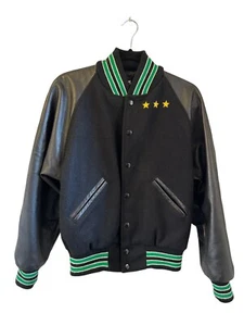DEHEN 1920 Varsity Jacket: Green And Black Size Small Short - Picture 1 of 9
