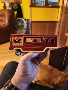 Vintage 1980 Red Buddy L 10” Stables Horse Trailer Pressed Steel - Picture 1 of 8