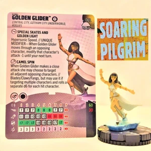 DC Heroclix GOLDEN GLIDER - 061 - SUPER RARE Notorious Set #61 - Picture 1 of 1