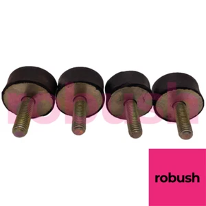 Rubber Bobbin Anti Vibration Car Boat Male/Female B Type 30/15 M8 x 25mm (x4) - Picture 1 of 3