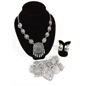 3 Pcs. Thai Dance Tradition Ram Thai Jewelry Set Costume Dress Thai Occasional - Picture 1 of 8