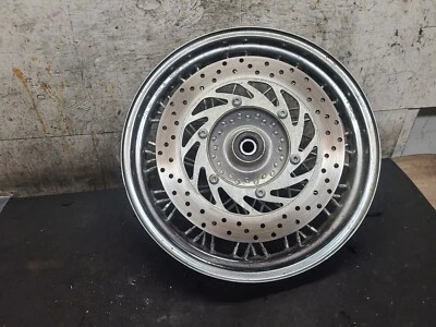 Yamaha V-Star 650 XVS XVS650 2003 clásica rueda delantera y rotores de rotor Foto 1 de 4