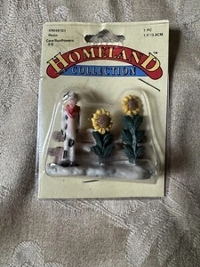 Vintage Heimat Sammlung Miniatur Kuh/Sonnenblumen - Bild 1 von 2