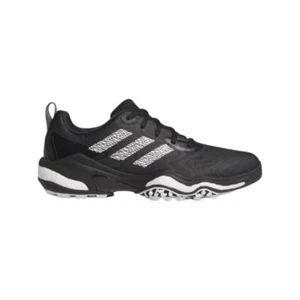 Adidas Mens CodeChaos 25 Spikeless Golf Shoes - IF3270 - Black/White/Yellow - Picture 1 of 5